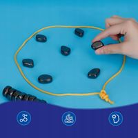 Gra planszowa MAGNETYCZNA GRA W SZACHY KAMIENIE MAGNETYCZNE EDUKACJA DUŻY