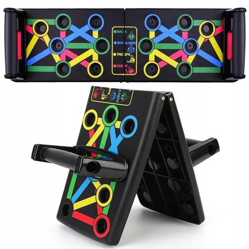 DESKA UCHWYTY DO POMPEK ĆWICZEŃ POMPKI PUSH 14w1 na Arena.pl