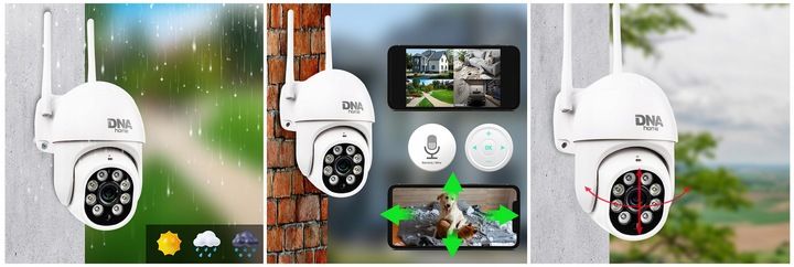 KAMERA WIFI IP SMART ZEWNĘTRZNA OBROTOWA FULL HD 2MP 1080p ZOOM 4x DETEKCJA zdjęcie 8