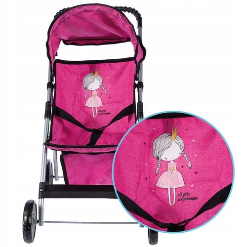 SPACERÓWKA WÓZEK DLA LALEK SPACEROWY SKŁADANY LEKKI STABLINY KSIĘŻNICZNA na Arena.pl