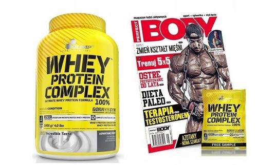OLIMP WHEY PROTEIN COMPLEX 1,8kg BIAŁKO SERNIK na Arena.pl