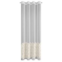 Firana gotowa Liza 140x250 beżowa aplikacja przelotki