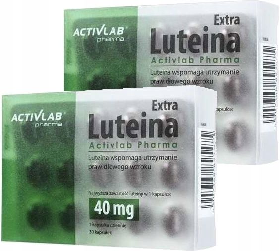 ActivLab Luteina Extra 60 kapsułek DOBRY WZROK OCZY WYSOKA DAWKA zdjęcie 1