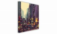 OBRAZ NA PŁÓTNIE 064 Miejskie światła 40x40cm
