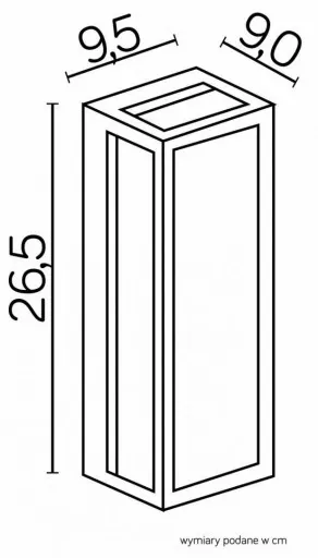 Kinkiet zewnętrzny Porto M1976 Suma zdjęcie 3