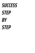 Plakat 40x60cm Z Napisami Nowoczesny Cytat Success Step By Step