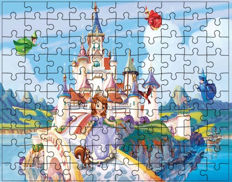 Puzzle tradycyjne Jej Wysokość Zosia zdjęcie 1