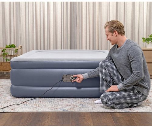 Materac Dmuchany DWUOSOBOWY ŁÓŻKO z POMPKĄ el. 203x152x51cm BESTWAY na Arena.pl