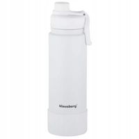 Butelka TERMICZNA 720ml Termos Bidon Kubek Termiczny na Kawę Herbatę BIAŁY