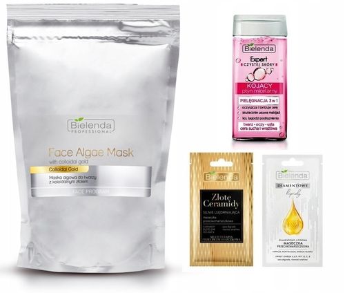BIELENDA maska algowa z KOLOIDALNYM ZŁOTEM 190g na Arena.pl