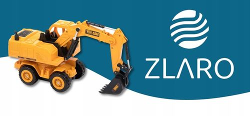 Zdalnie sterowana koparka dla dzieci jeżdżąca plac budowy PILOT Mocna RC na Arena.pl