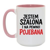 Duży Biało-Różowy 450 ml