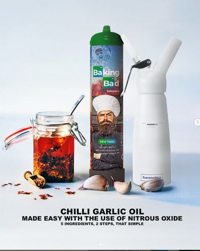 N2O Nitro BAKING BAD 700g Podtlenek azotu cracker GAZ balony cream charger na Arena.pl