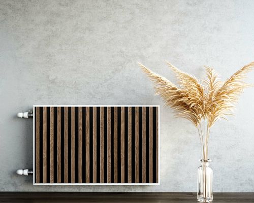 OSŁONA Magnetyczna Na Grzejnik LAMELE 3D Imitacja Drewna 110cm x 60cm na Arena.pl