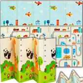 MATA EDUKACYJNA DLA DZIECI PIANKOWA DWUSTRONNA DLA DZIECI XPE