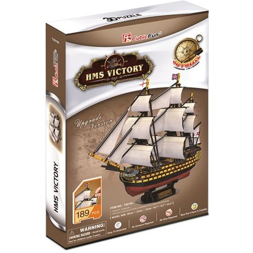 Cubicfun Puzzle 3D Żaglowiec HMS Victory na Arena.pl