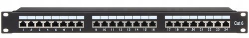 PATCH PANEL RJ-45 PP-24/RJ6-C/FTP-S na Arena.pl