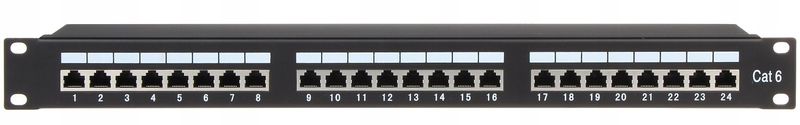 PATCH PANEL RJ-45 PP-24/RJ6-C/FTP-S zdjęcie 5