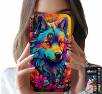 ETUI DO MOTOROLA MOTO E6 PLUS - KOLOROWE WZORY, WILK WATAHA SWORA CASE