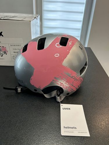 Kask rowerowy Uvex Kid 3 silver/rose r. 55-58 cm na Arena.pl