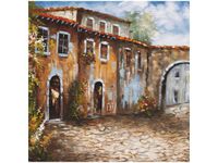 50X50CM UROKLIWA ULICZKA OBRAZ