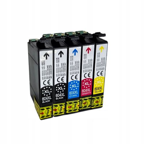 5 x Tusze do EPSON 604 XL XP-2200 XP-2205 XP-3200 XP-3205 XP-4200 XP-4205 na Arena.pl