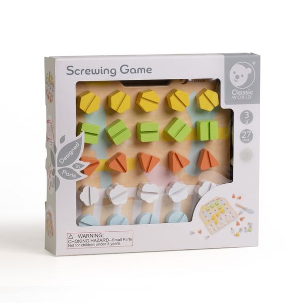 CLASSIC WORLD Wooden Manipulative Board Logic Puzzle zdjęcie 9