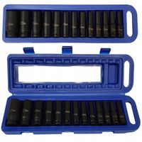 NASADKI UDAROWE 1/2'' MOCNE DŁUGIE ZESTAW 10-32MM 13EL