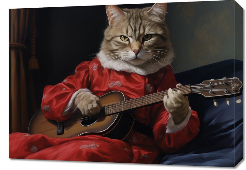 Obraz 70x50cm Melodia Kociej Łapy zdjęcie 1