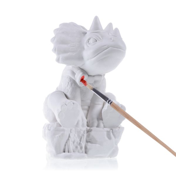 Kolorowanka 3D Elegant Dino Figurka gipsowa zdjęcie 2
