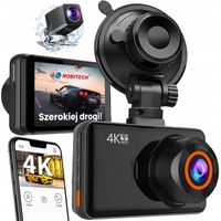 KAMERA SAMOCHODOWA COFANIA WIDEOREJESTRATOR JAZDY WIDEO REJESTRATOR WIFI 4K