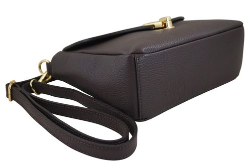 Torebka Barberinis ze złotym zapięciem - Brązowa ciemna na Arena.pl