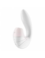 wibrator satisfyer supernova regulowany biały silikonowy usb 17 cm