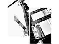 60X60CM WALL STREET MITH HUANG DWU OBRAZ ŚCIAN