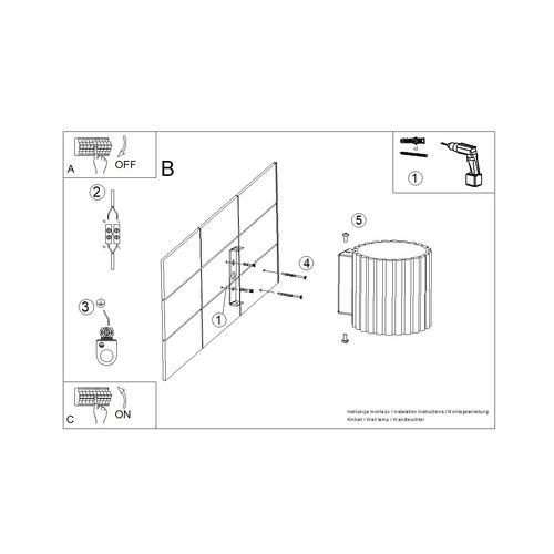 Kinkiet AURA czarny G9 na Arena.pl