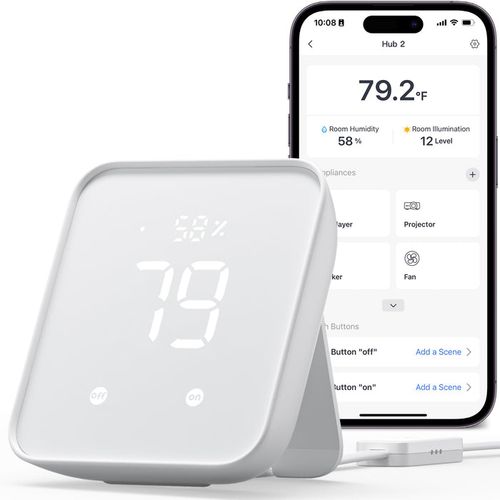 SWITCHBOT INTELIGENTNA CENTRALKA MATTER HUB 2 WIFI HOMEKIT BLUETOOTH IR na Arena.pl