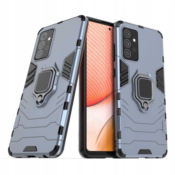 Spacecase X-Ring Galaxy A72 5G Niebieski zdjęcie 3