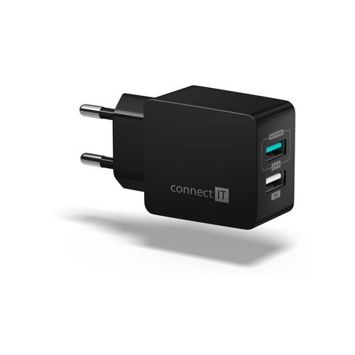 Ładowarka do sieci Connect IT Fast Charge 2x USB, 3,4A na Arena.pl