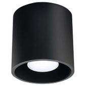Downlight LAMPA sufitowa SL.0016 metalowa OPRAWA tuba czarna