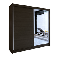 SZAFA PRZESUWNA TALIN I z lustrem 180 Garderoba - CHOCO