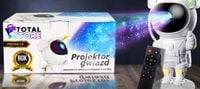 PROJEKTOR GWIAZD ASTRONAUTA LAMPKA NOCNA RZUTNIK DLA DZIECI KOSMOS PILOT
