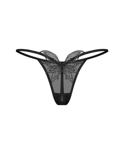 stringi veyane z koronkowym motylem obsessive l/xl na Arena.pl