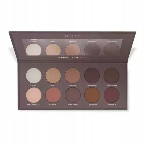 Affect Paleta prasowanych cieni Naturally Matt na Arena.pl