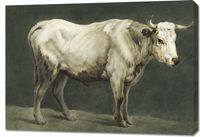 Obraz 100x70cm Byk, Jean Bernard Vintage do Salonu