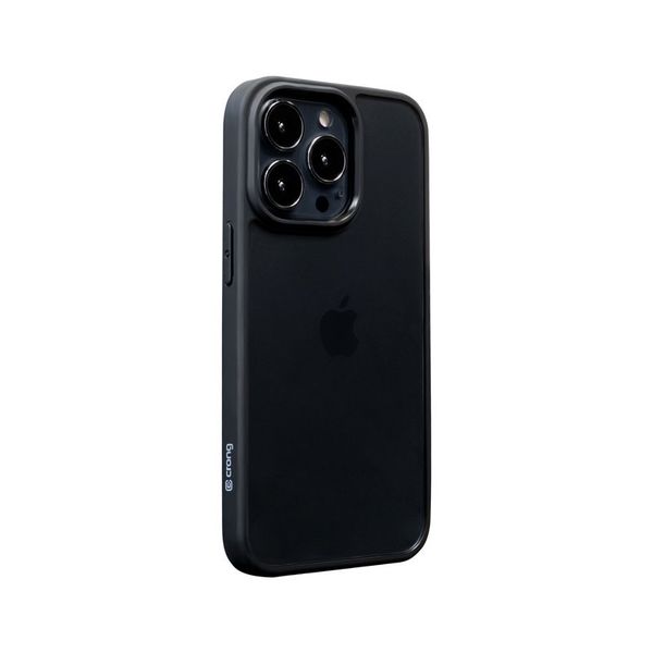 Crong Clear Cover - Etui iPhone 13 Pro Max (czarny) zdjęcie 2