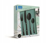 2 x Sztućce obiadowe Amefa 1410 TREND 24 szt czarne
