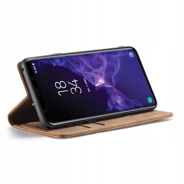 Spacecase Wallet Galaxy S9 Light Brown zdjęcie 13