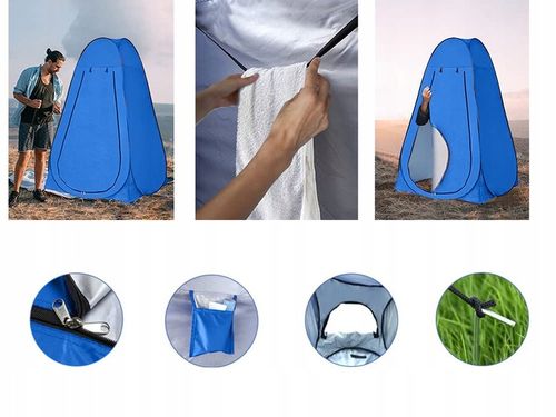 NAMIOT PLAŻOWY PRZEBIERALNIA NA PRYSZNIC TOALETA WC PRZENOŚNY KEMPINGOWY na Arena.pl