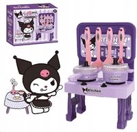 KUCHNIA DLA DZIECI PALNIK GARNEK ZESTAW KUCHENNY + AKCESORIA KUROMI SANRIO