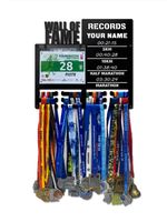 Wieszak na medale i numery startowe REKORDY BIEGOWE RUN twoje imię 36.1